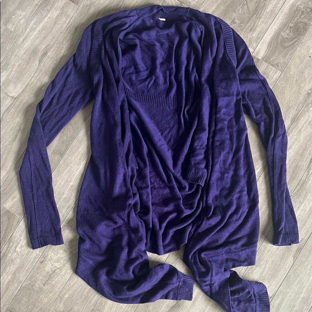 Lululemon Purple Cardigan